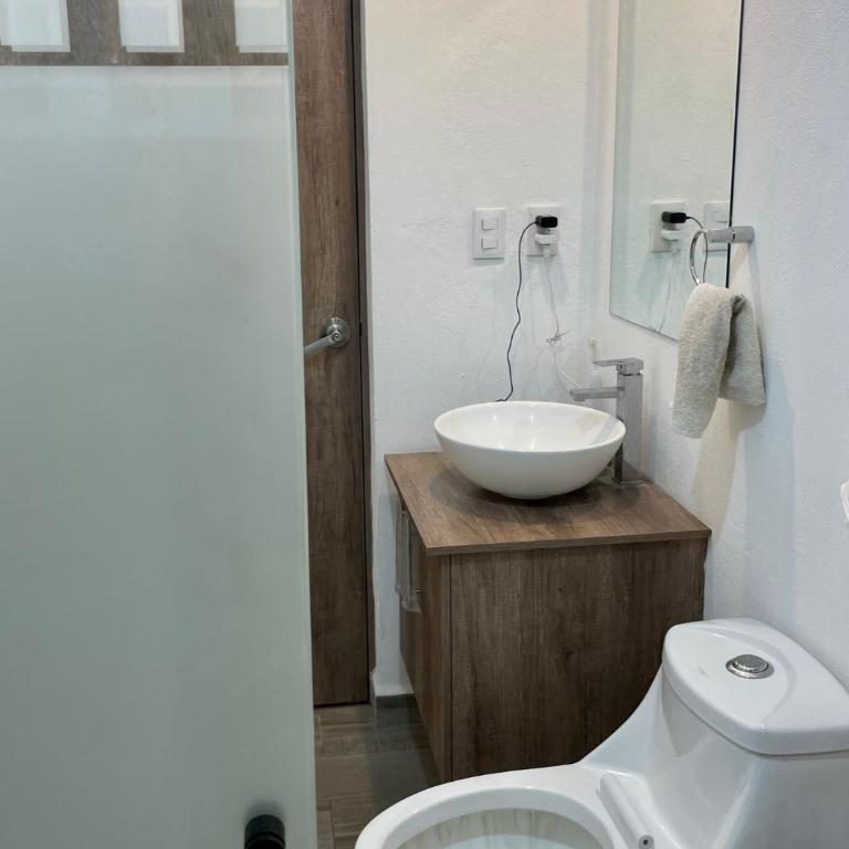 Habitación privada con balcón en zona norte CMDX - Deluxe Double Room with Balcony - 9