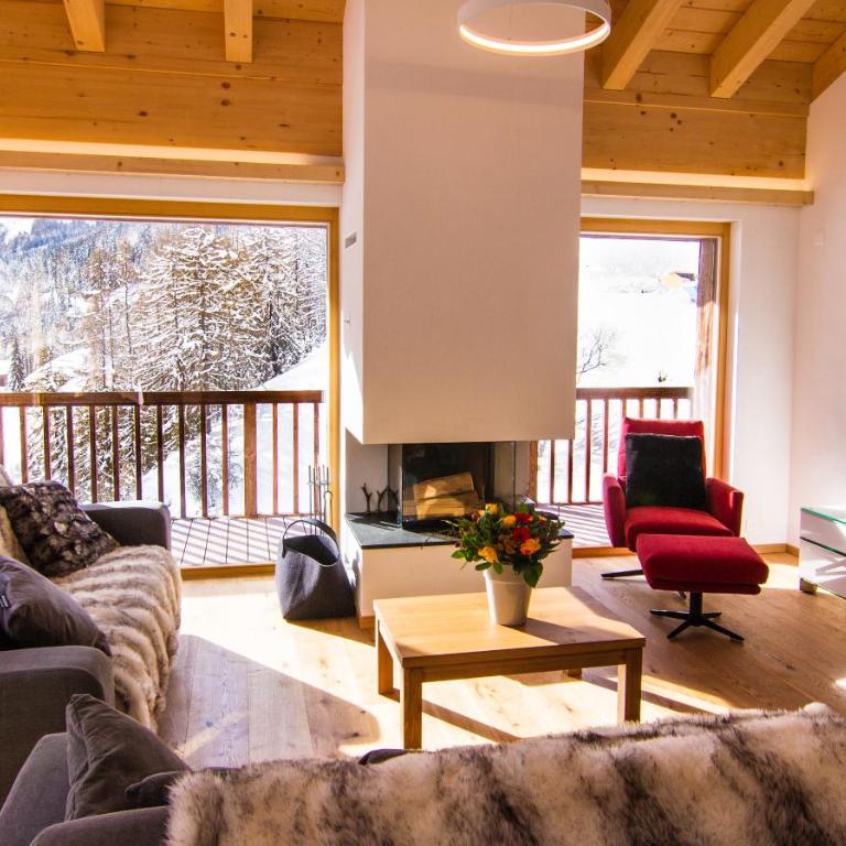 Chalet Les Rahâs by Mrs Miggins - Deluxe Apartment mit4 Schlafzimmern und Sauna - 1