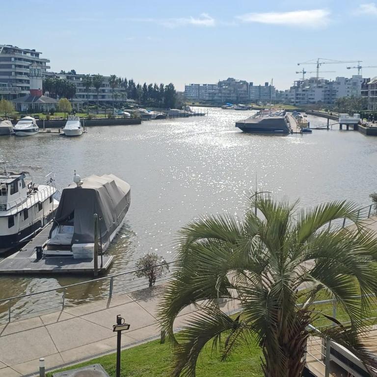 Apart , Departamento condominio en Bahia grande Nordelta con balcon y vista a la bahia - Estudio con sofá cama - 5