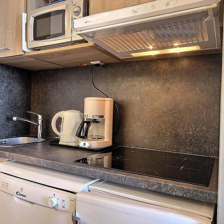 Studio cabine à Belle Plagne, 4 personnes, terrasse vue sud-ouest - FR-1-455-260 - Studio - 4