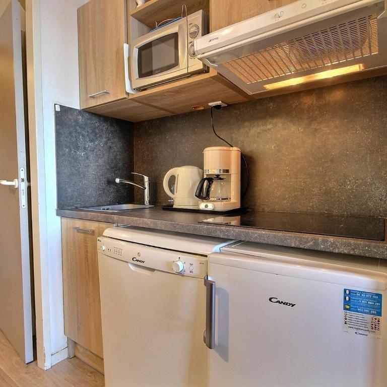 Studio cabine à Belle Plagne, 4 personnes, terrasse vue sud-ouest - FR-1-455-260 - Studio - 8