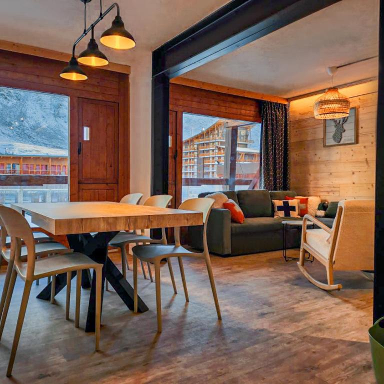 Arc 2000 -location Appartements et de 1 studio avec balcon, vue, ski in off, Wi-Fi - Appartement avec Vue et Balcon - 5