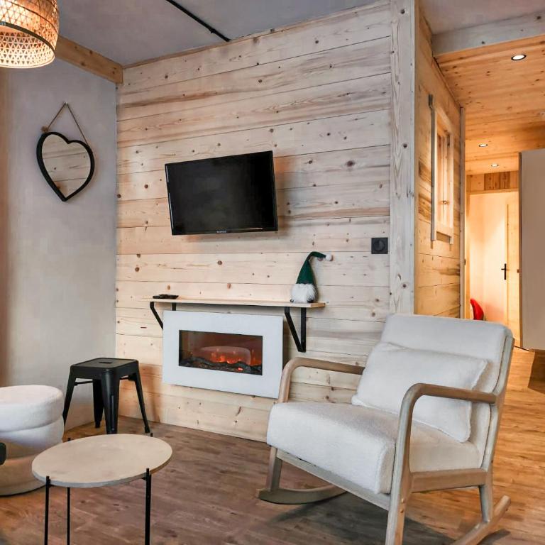 Arc 2000 -location Appartements et de 1 studio avec balcon, vue, ski in off, Wi-Fi - Appartement avec Vue et Balcon - 12