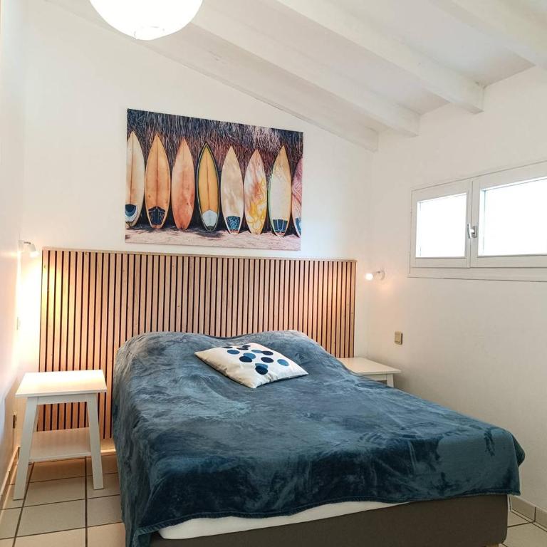T2 climatisé à 2 minutes de la plage du Pont Tournant - 4BRANR - One-Bedroom House - 16