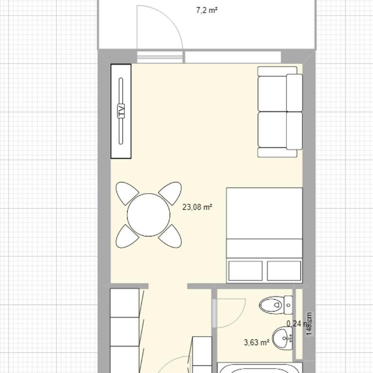 Saas-Fee Panorama Studio - Apartment mit 1 Schlafzimmer - 2