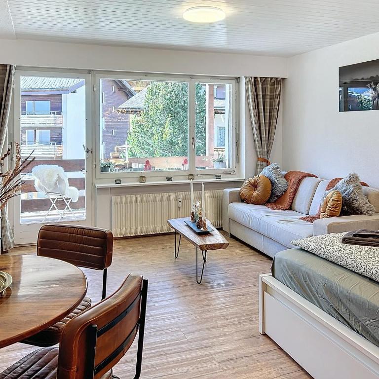 Saas-Fee Panorama Studio - Apartment mit 1 Schlafzimmer - 16