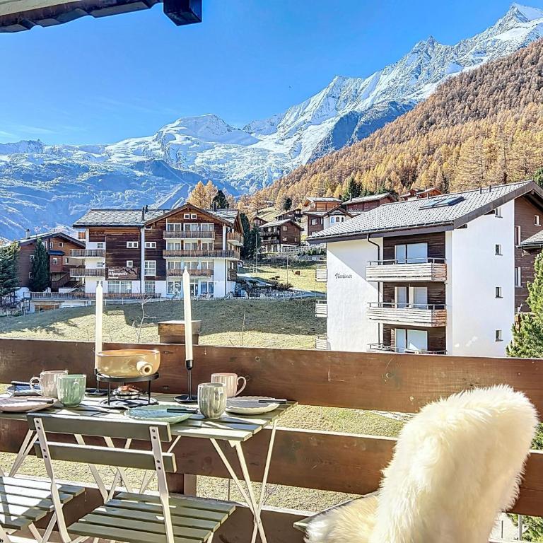 Saas-Fee Panorama Studio - Apartment mit 1 Schlafzimmer - 21