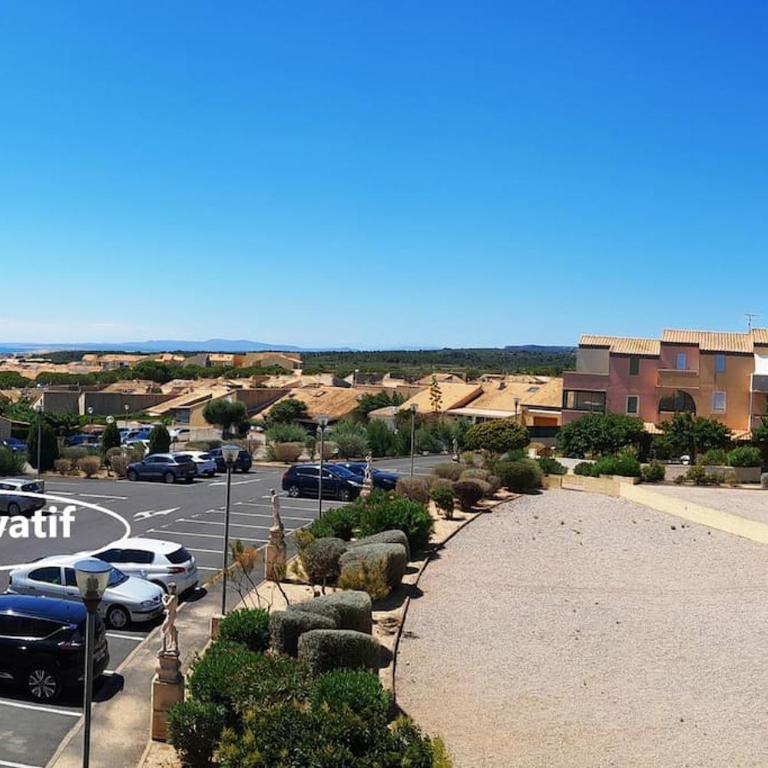 Appartement Saint Pierre la Mer 5 personnes, vue sur la mer, piscine, parking, tennis C164 - Two-Bedroom Apartment with Balcony and Sea View - 15