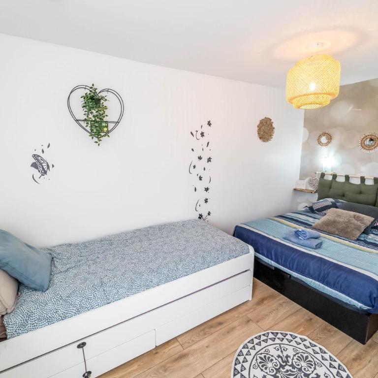 Double Appartement Honfleur Plage 10min - Appartement 3 Chambres avec Vue - 11