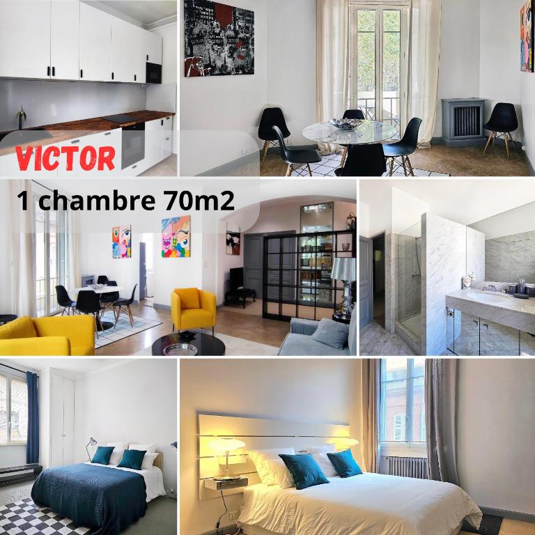 L'Idrac, Appartements Art Déco de standing Cœur de Toulouse - Apartment with Balcony- Victor - 2