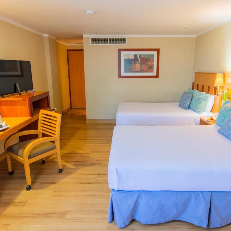 Hotel Mirabel - Double Room with Two Double Beds - 1