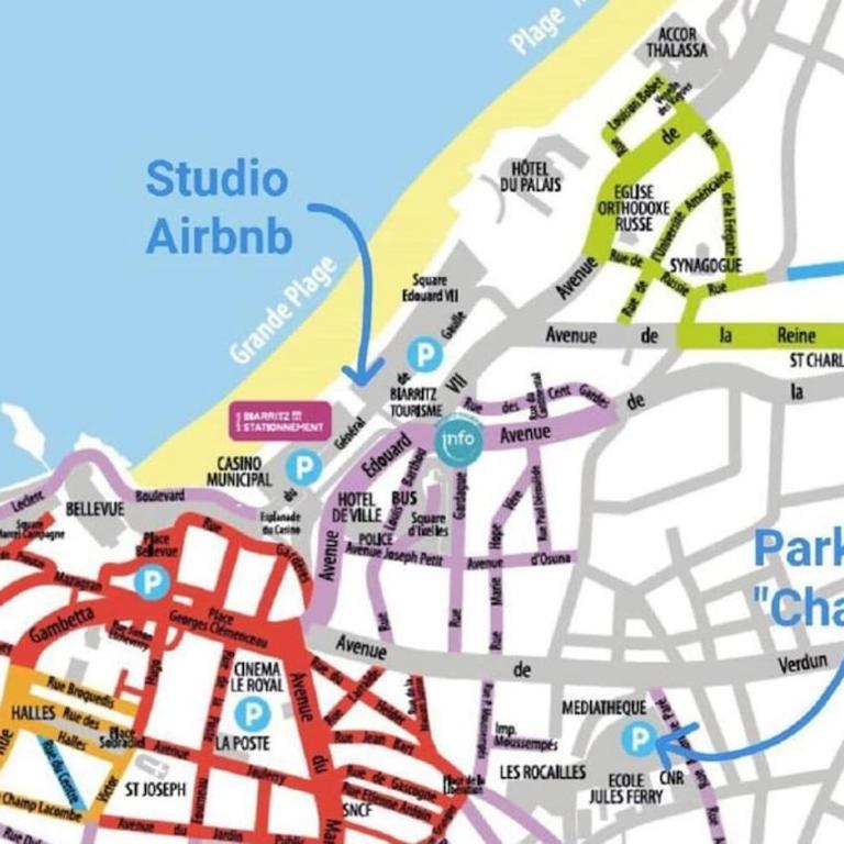 BIARRITZ GRANDE PLAGE - STUDIO AVEC BALCON - Victoria Surf - Apartamento de 1 dormitorio - 23