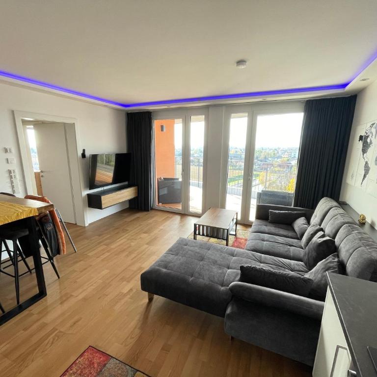 100 qm Penthouse, Self-Check-In, 2 Parkplätze - Penthouse-Apartment - 16