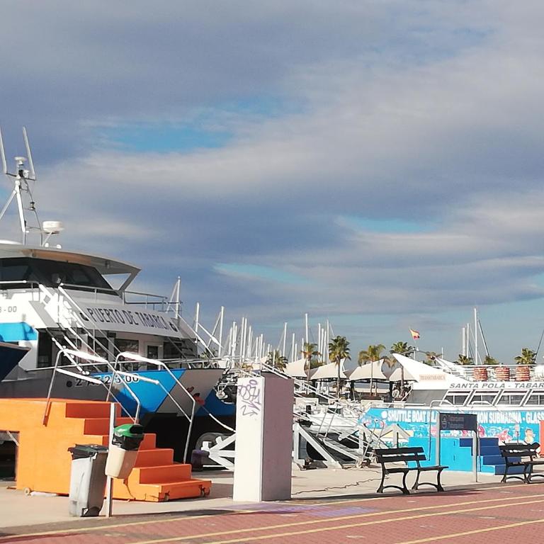 Santa Pola Salamanca 10 apartamento, fibra óptica, lavavajillas, aire acondicionado, gran terraza, Grand Playa 450m - Apartamento de 1 dormitorio - 28
