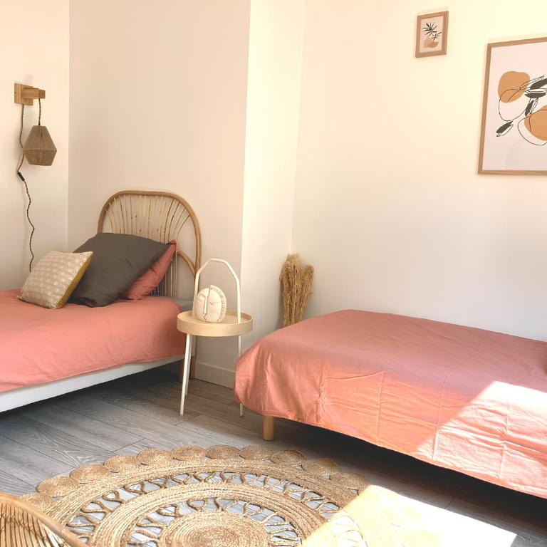 Dewailly, 2 chambres, 3 lits, élégant, 700m centre ville - Apartamento de 2 dormitorios - 4
