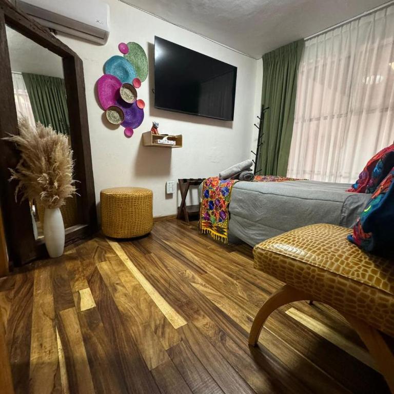 Homestal California Hostal en Tlaquepaque - Double Room - 8