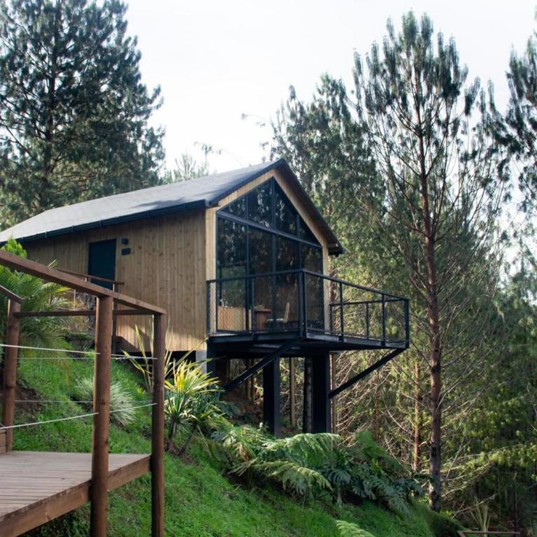 Ojo de Agua Cabañas en Guatapé - Habitación Doble con vistas al lago - 1