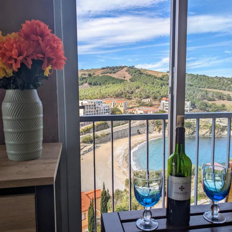 T2 Vue exceptionnelle proche de Collioure - One-Bedroom Apartment - 1