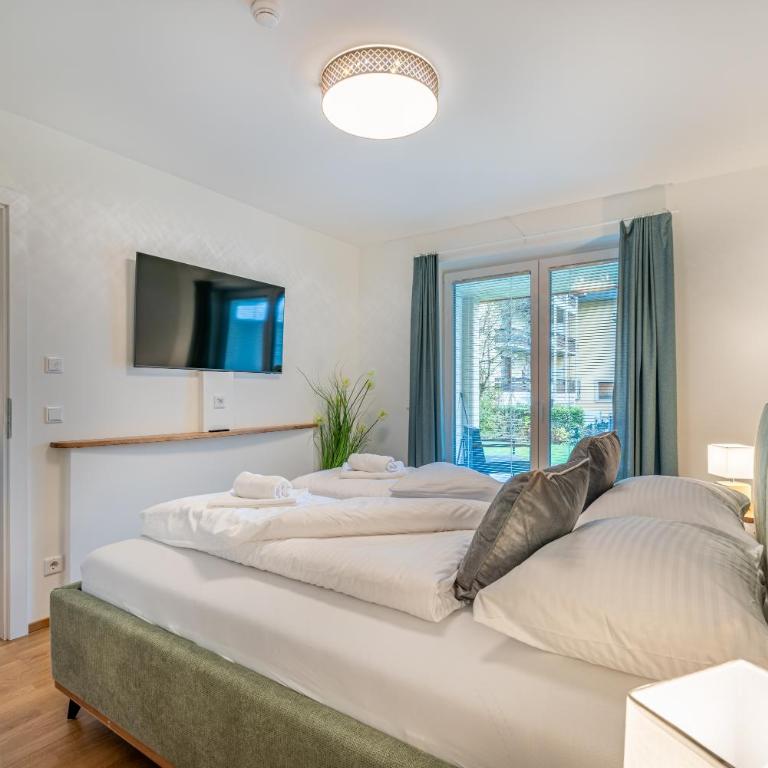 Well-Home Apartments Velden mit Klimaanlage - Deluxe Apartment mit 2 Schlafzimmern und Gartenblick - 8