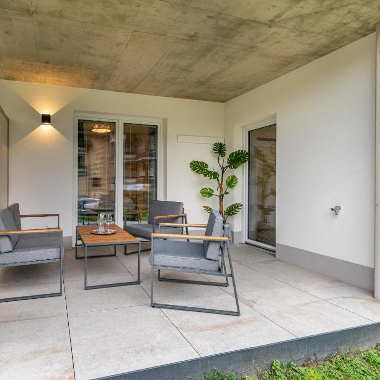 Well-Home Apartments Velden mit Klimaanlage - Deluxe Apartment mit 2 Schlafzimmern und Gartenblick - 25