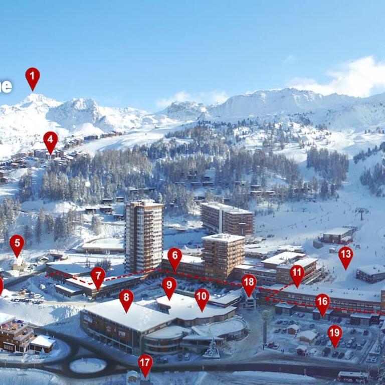 Les Cristaux de La Plagne APPARTEMENT 8 personnes LODGES A505 - Appartement 3 Chambres - 6