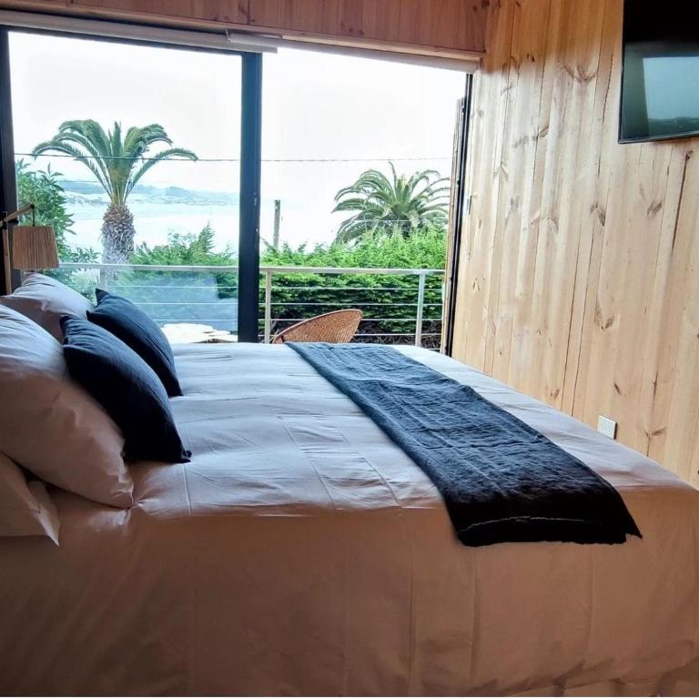 Casa Mirador Ritoque - Double Room with Balcony and Sea View - 5