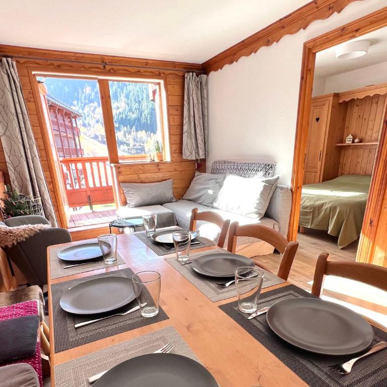 Appartement cosy 5-6p aux pieds des pistes 2 chambres 2 sdb - Appartement 2 Chambres - 4