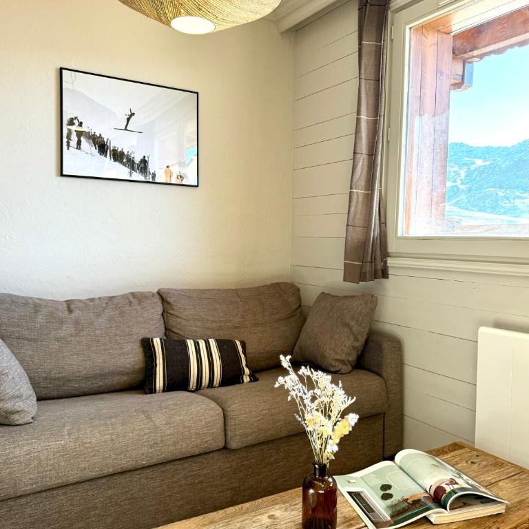 Appartement 6 personnes, balcon, piscine, ski aux pieds - Appartement 3 Chambres - 54