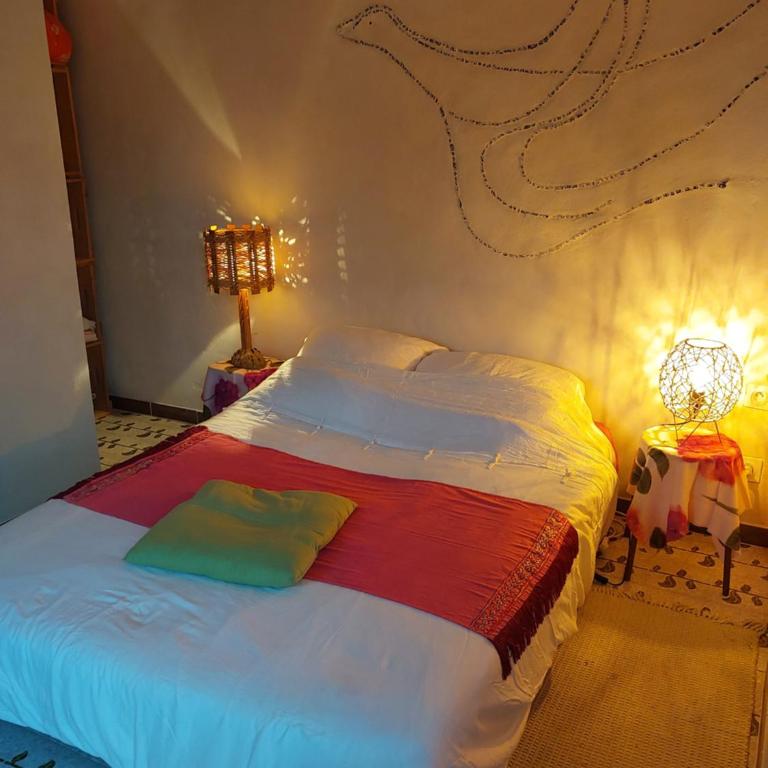 l'oiseau bleu - Chambre Double avec Terrasse - 3