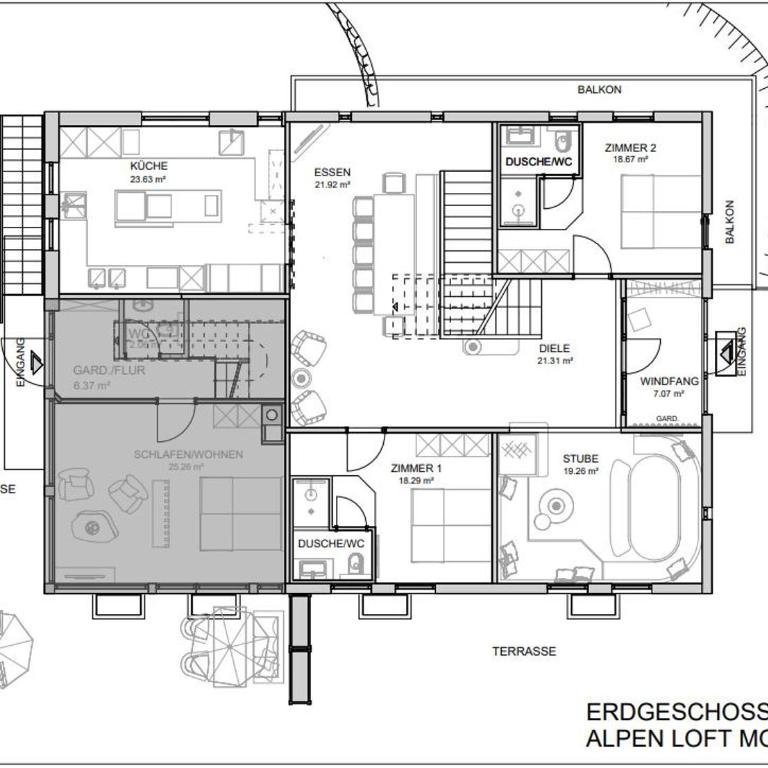 Kornkammer - Apartment mit Dusche - 34
