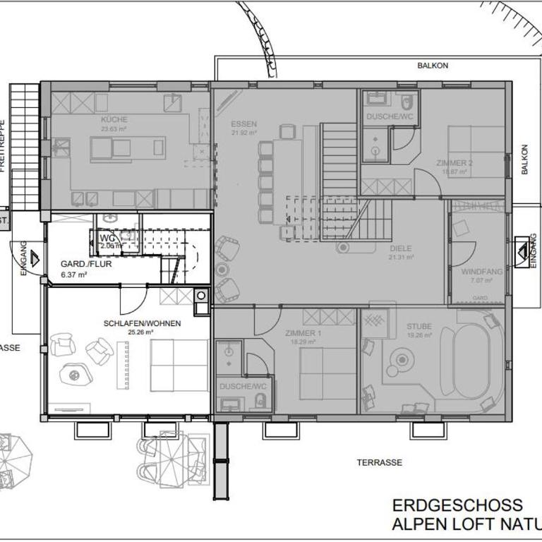 Kornkammer - Apartment mit 3 Schlafzimmern und Dusche - 18