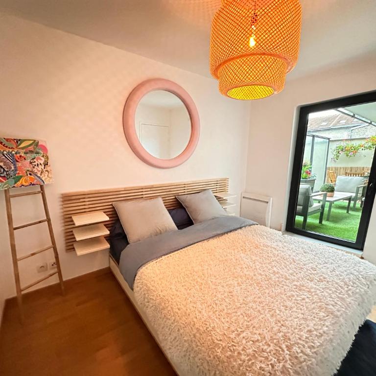 Le Cocon - Appartement rare - Grande Terrasse - Parking privé - Reims - Apartamento de 2 dormitorios con terraza - 9
