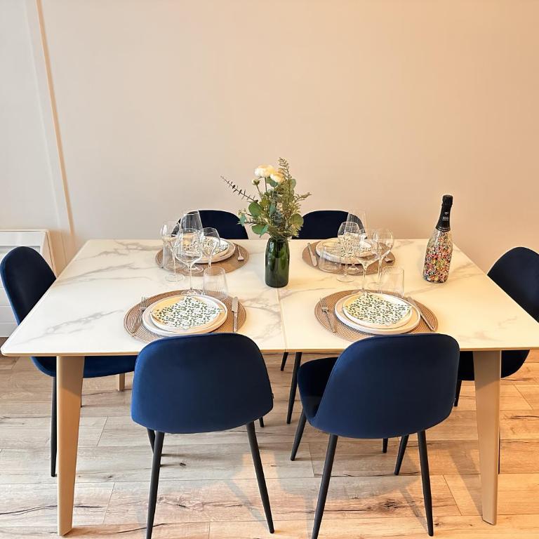 Le Cocon - Appartement rare - Grande Terrasse - Parking privé - Reims - Apartamento de 2 dormitorios con terraza - 8