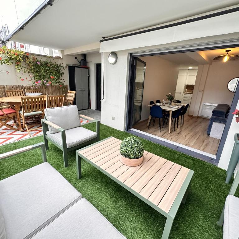 Le Cocon - Appartement rare - Grande Terrasse - Parking privé - Reims - Apartamento de 2 dormitorios con terraza - 1