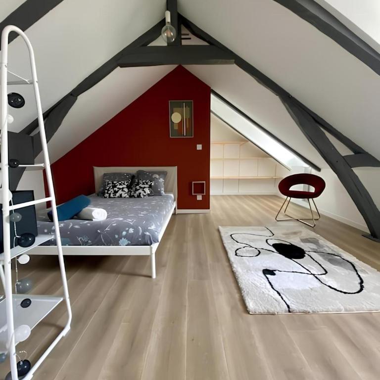Jean Jaurès Maison Familiale 5 chambres 10 pers avec Extérieur - Linge & Ménage Inclus - Maison 5 Chambres - 15