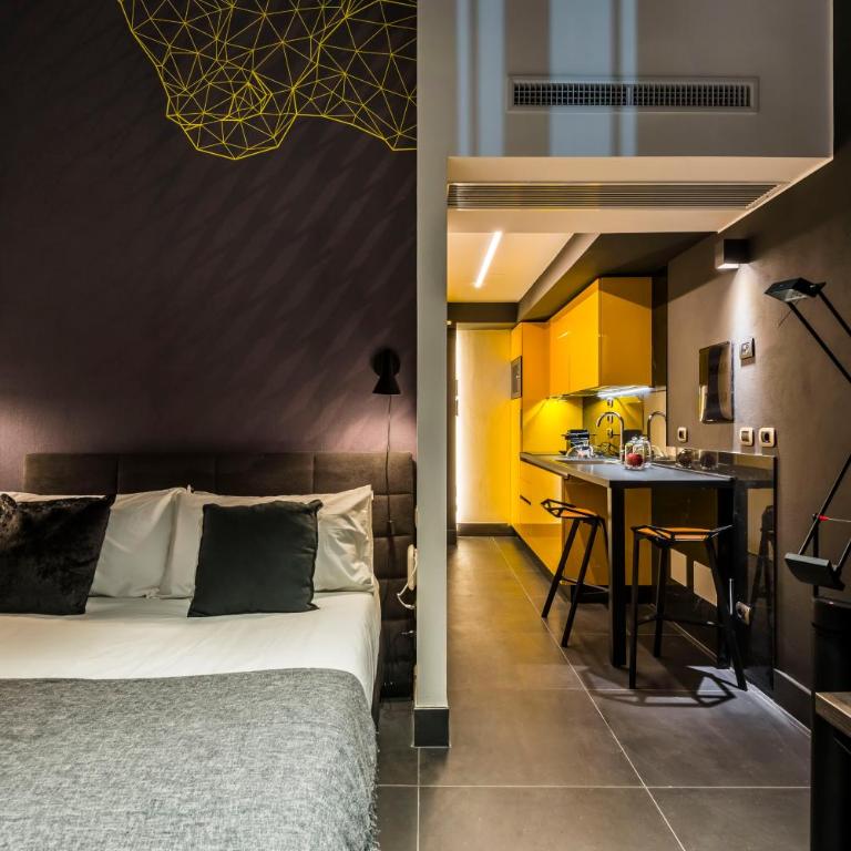 Motor Valley Styled - Luxury Apartments by Design Club Collection - Studio Apartment with One Double Bed - 2