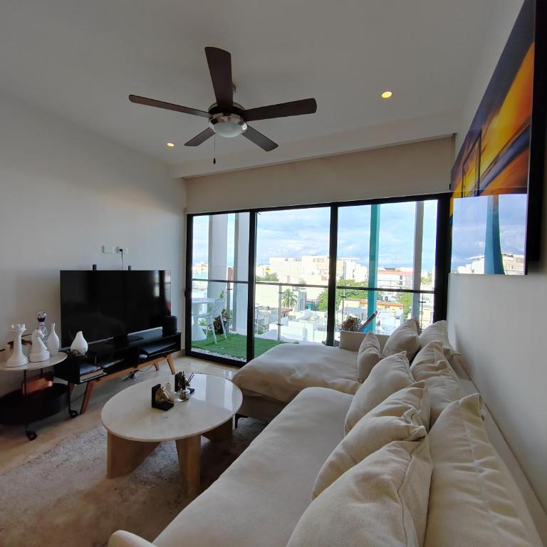 New & Equipped Apartment Steps From The Beach With Pool Jacuzzi By Yeah - Two-Bedroom Deluxe Apartment - 8