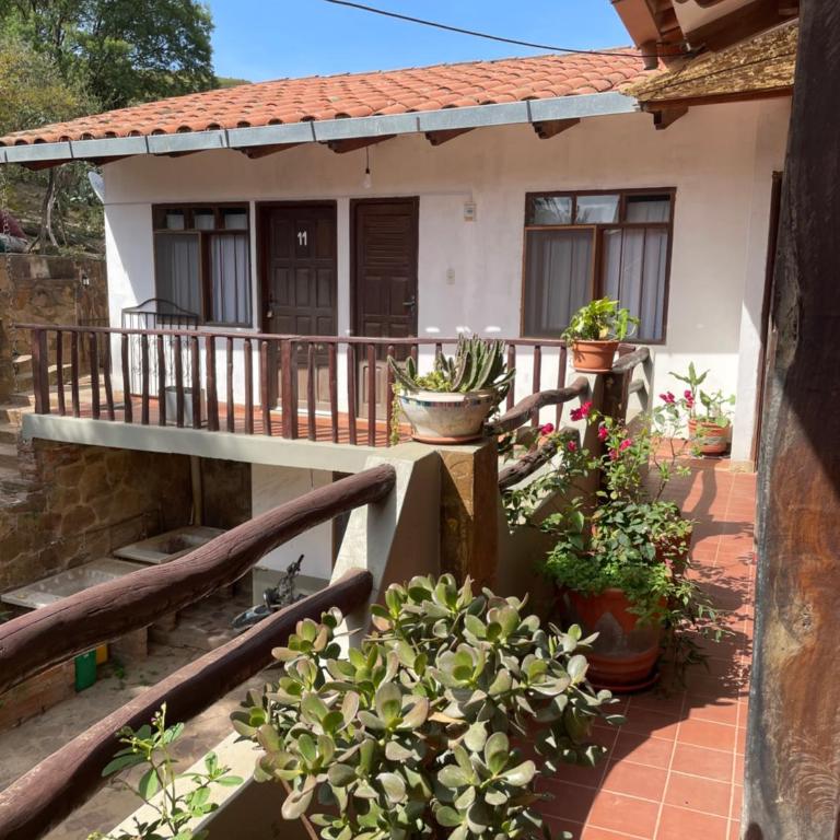 Casa Agua Dulce - Habitación Doble con baño compartido - 2 camas - 1