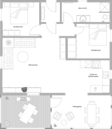 Zitas Ferienwohnung - Apartment mit 2 Schlafzimmern - 9