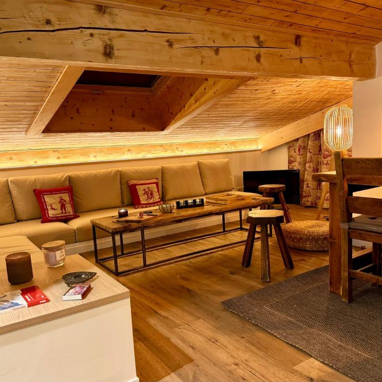 Superbe appartement rénové 110m2 - 9 pers - 4 étoiles - vue montagne - Les Contamines - Apartment - 15