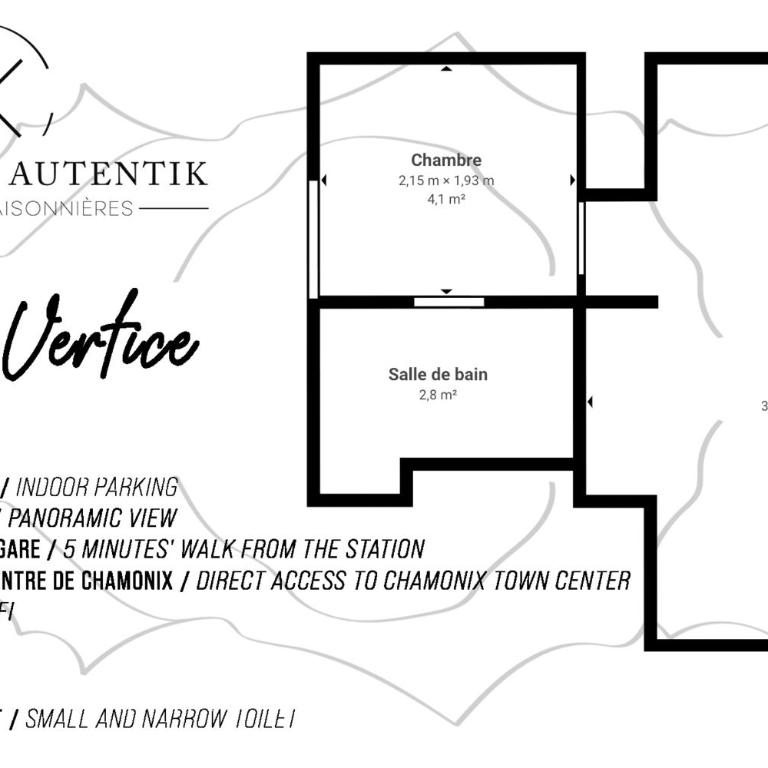 Vertice - Center Chamonix Mont-Blanc View - Studio - 7