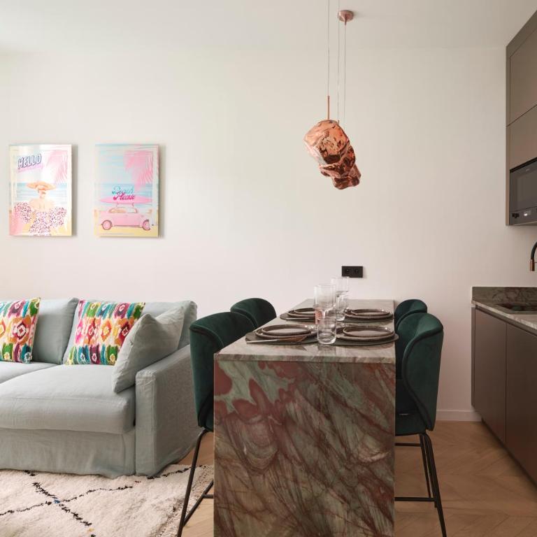 Le XV Cannes - Superior Apartment mit 1 Schlafzimmer - 11
