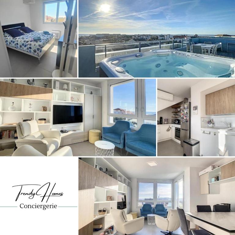 Appartement Rooftop 360 - JACUZZI - Parking - Clim - wifi - Appartement 2 Chambres - 2