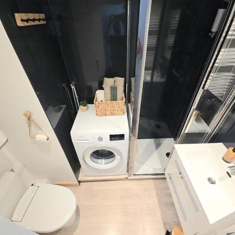 Studio avec balcon vue MontBlanc et parking gratuit le nid daigle - Apartment mit 1 Schlafzimmer - 11