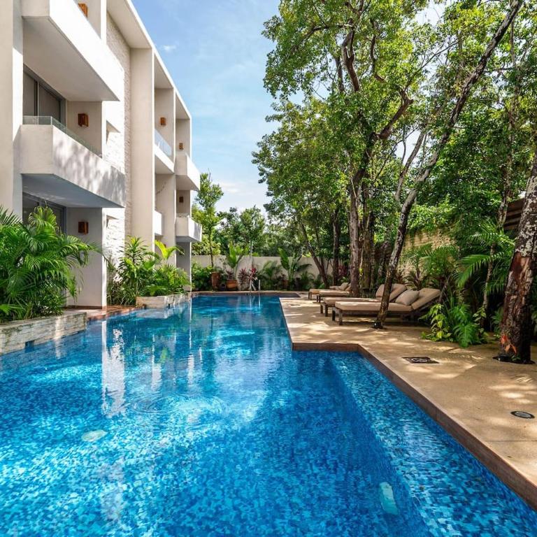 Lux 2BR Suite with Jungle Views, Pool, Gym at NHOA Tulum - Apartment - 40
