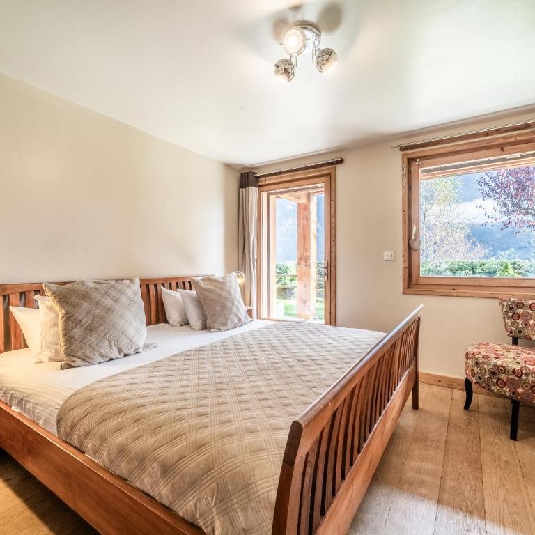 Chalet Ibex Mont-Blanc View, ideal for families, Private Hammam, Sleeps 10 in Les Houches - Chalet - 21