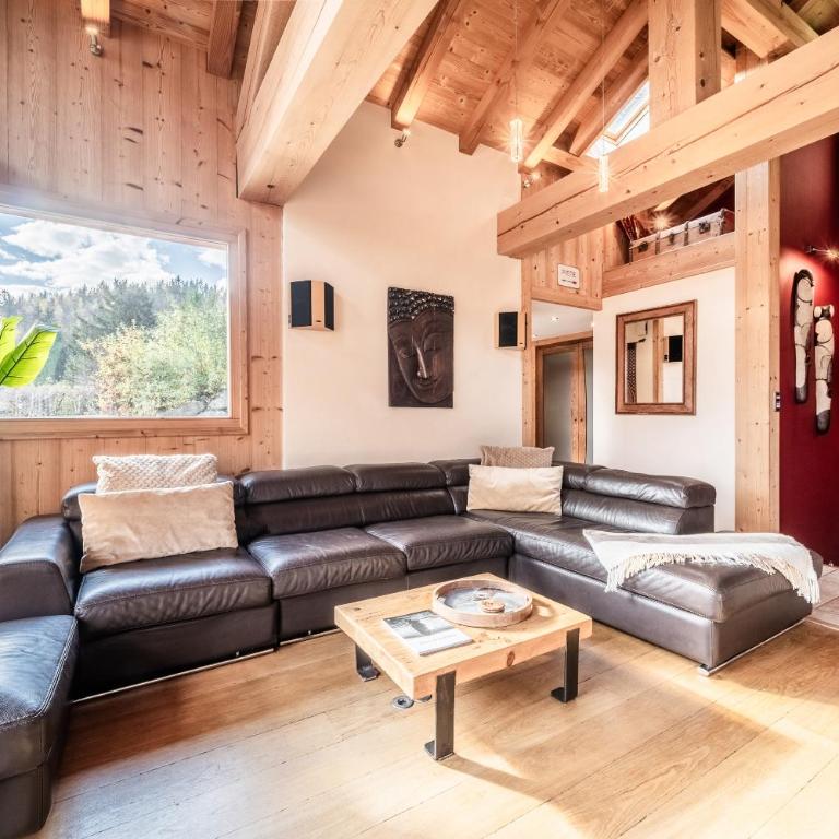 Chalet Ibex Mont-Blanc View, ideal for families, Private Hammam, Sleeps 10 in Les Houches - Chalet - 5