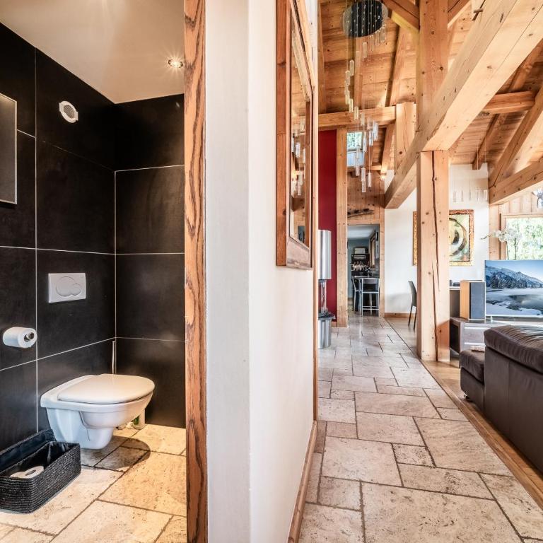 Chalet Ibex Mont-Blanc View, ideal for families, Private Hammam, Sleeps 10 in Les Houches - Chalet - 33