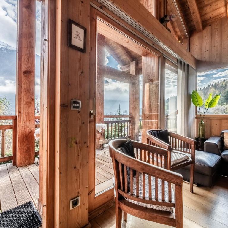 Chalet Ibex Mont-Blanc View, ideal for families, Private Hammam, Sleeps 10 in Les Houches - Chalet - 8