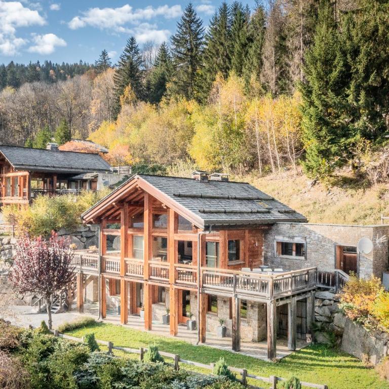 Chalet Ibex Mont-Blanc View, ideal for families, Private Hammam, Sleeps 10 in Les Houches - Chalet - 42